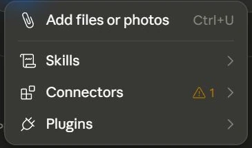 Claude App Capture: Add Menu Hires