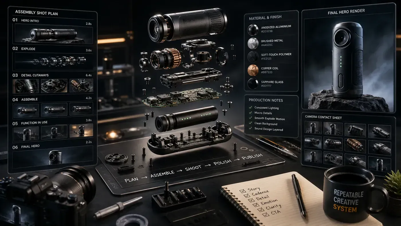 AI Kick Start second inline visual for AI Product Assembly Videos Are a Repeatable Creative Production System.