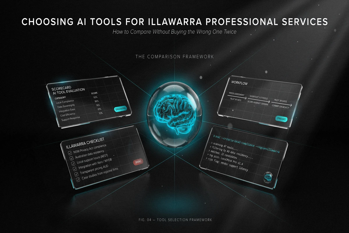 AI Kick Start second inline visual for Choosing AI Tools for Illawarra Professional Services: How to Compare AI Tools in the Illawarra Without Buying the Wrong One Twice.