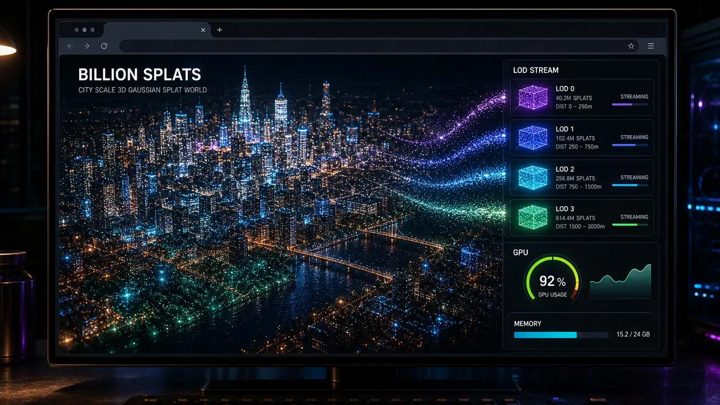 AI Kick Start second inline visual for A Billion 3D Splats in the Browser Changes What Web Visualisation Can Carry.