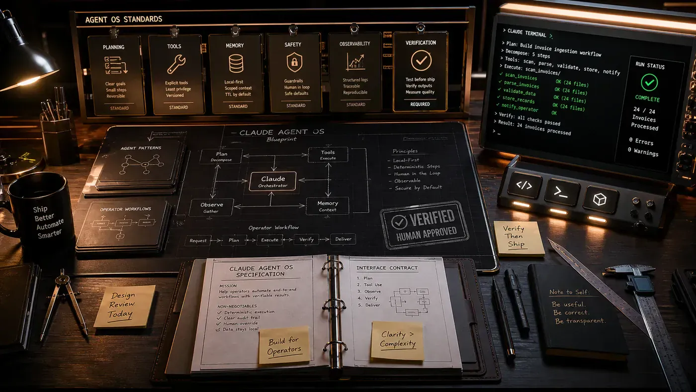 AI Kick Start second inline visual for Vibe Coding a Claude Agent OS Shows Where Operator Workflows Are Heading.