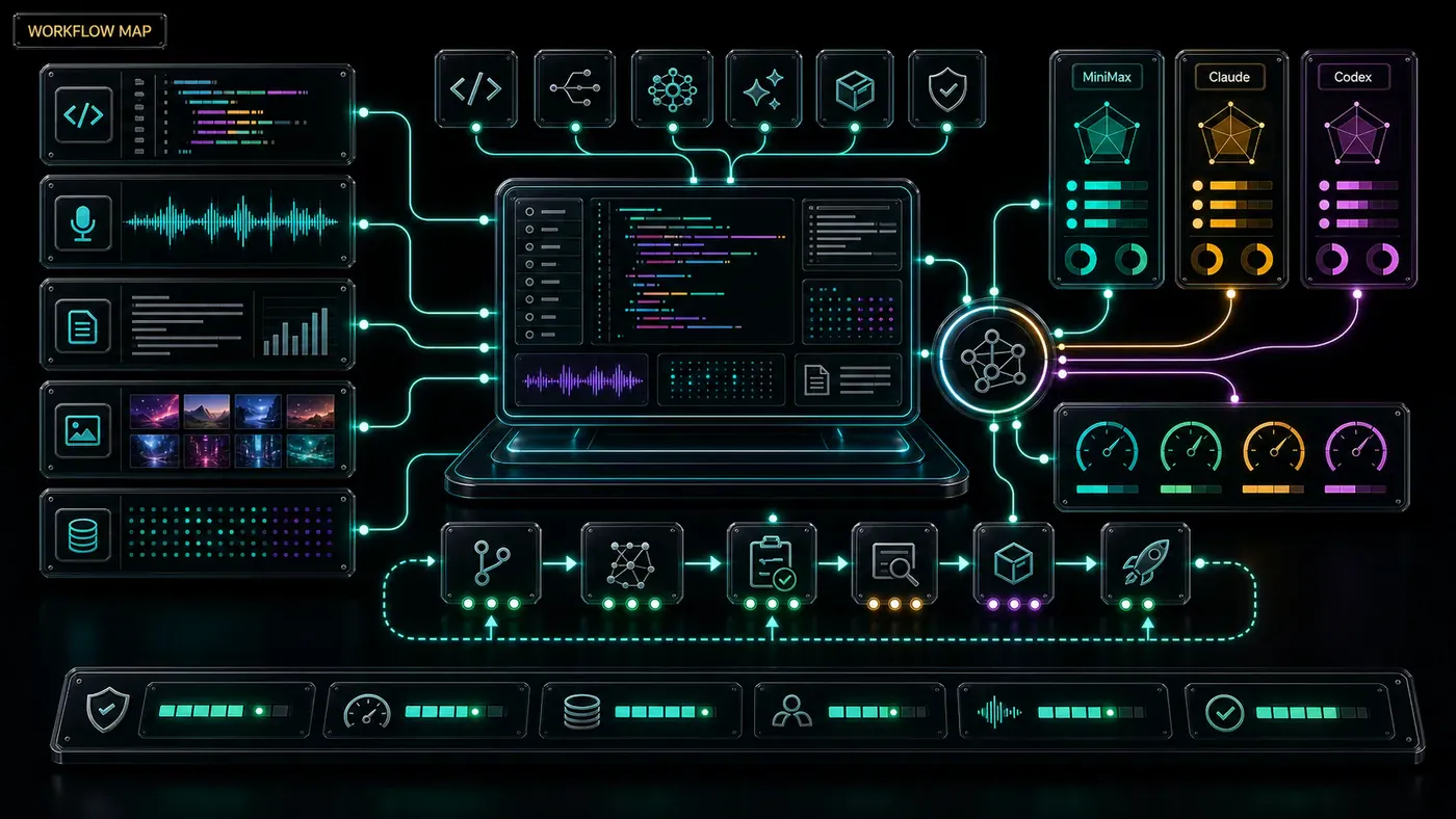 AI Kick Start generated article visual for MiniMax Code + M3: The All-in-One AI Workspace Challenging Claude and Codex.