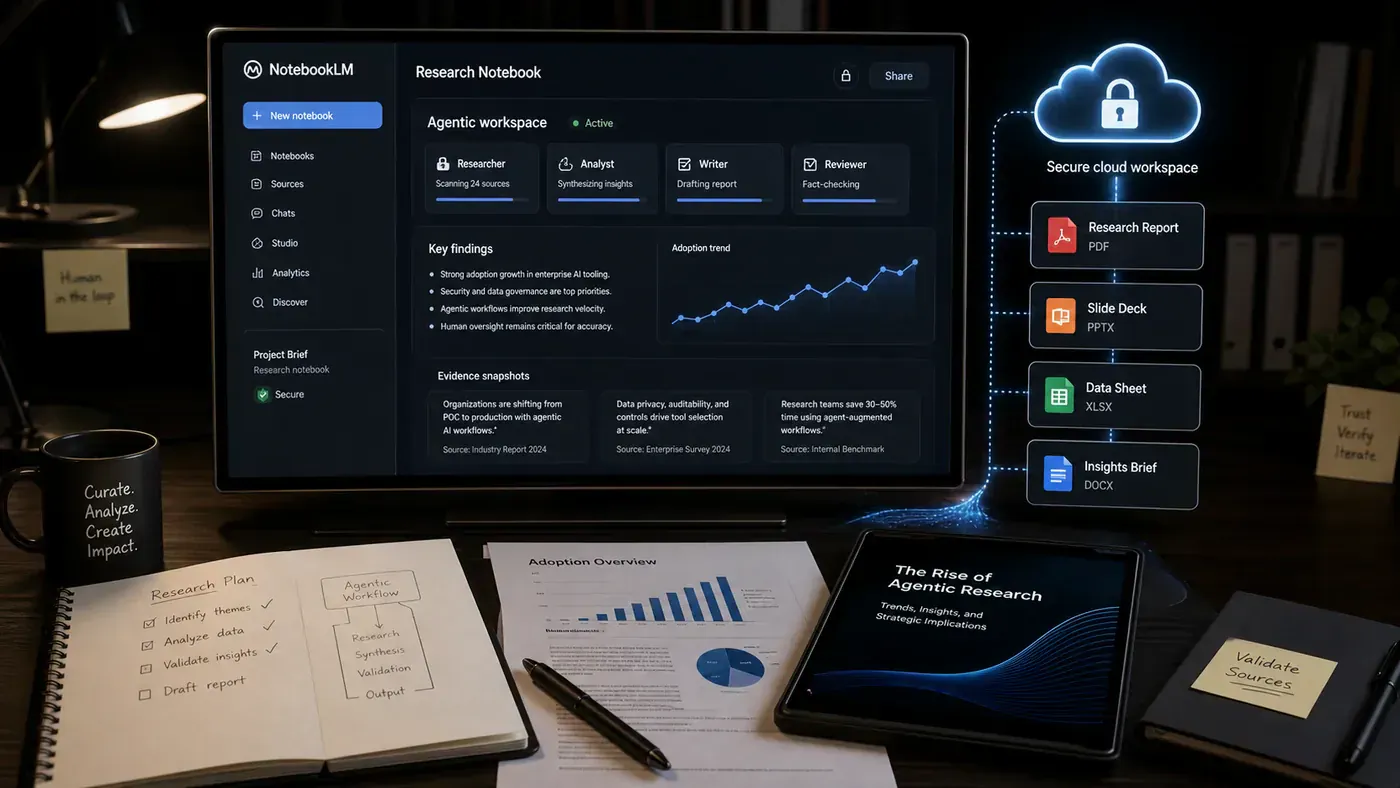 AI Kick Start second inline visual for NotebookLM's Agentic Update Pushes Google's Research Tool Toward Real Work.