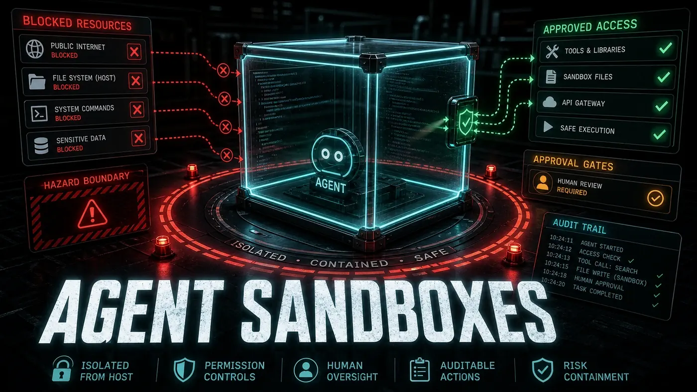 AI Kick Start editorial image for Agent Sandboxes: Isolating AI Agents for Safety.