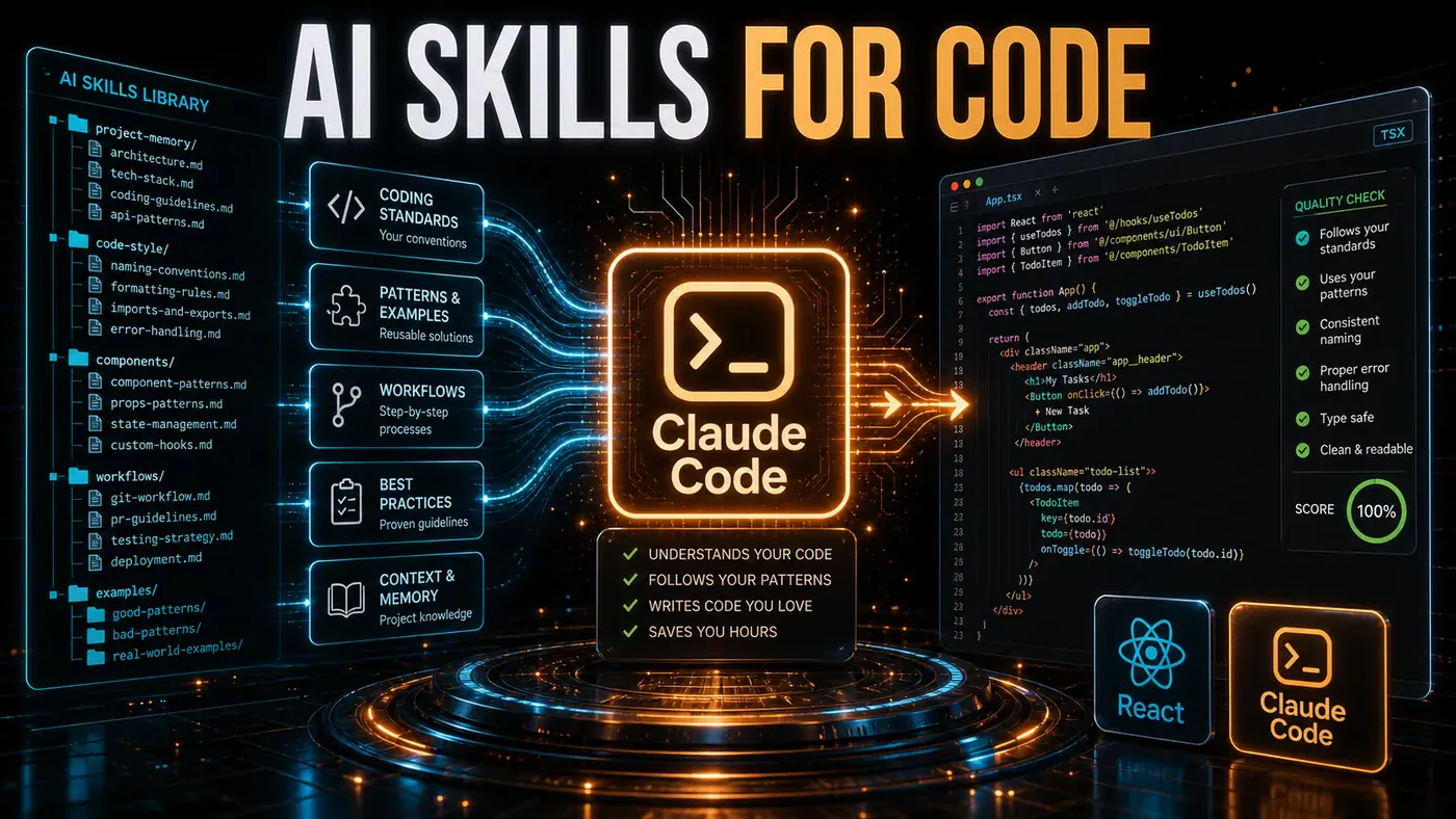 AI Kick Start editorial image for The Definitive Guide to AI Skills: How to Teach Your AI to Write Code Exactly Like You Want.