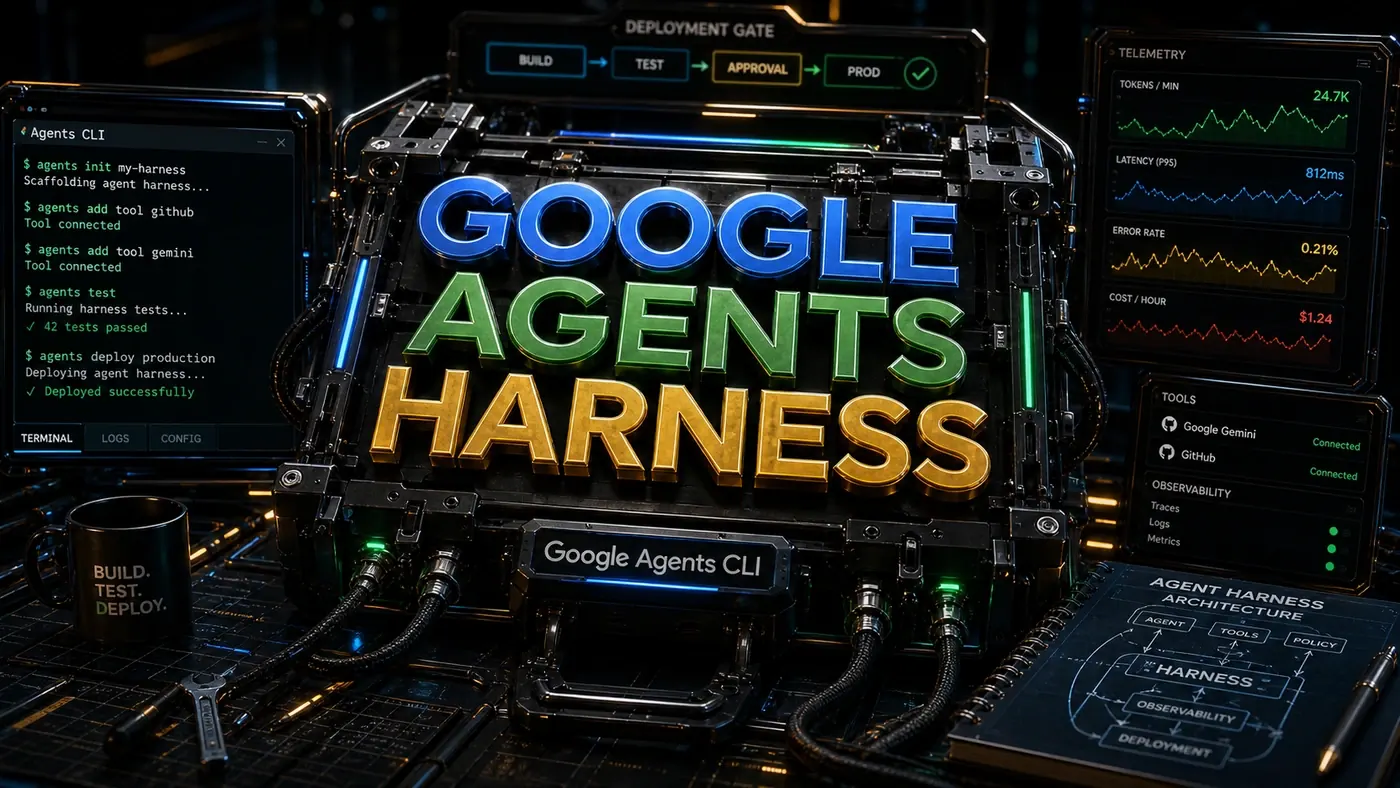 AI Kick Start editorial image for How to build an agent harness with Google's Agents CLI.