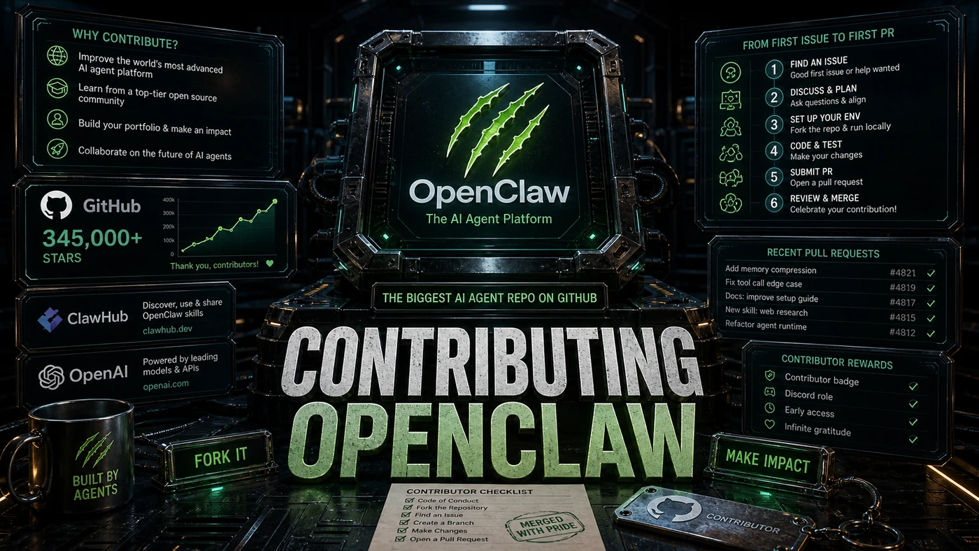 AI Kick Start editorial image for Contributing to OpenClaw: A beginner's guide.