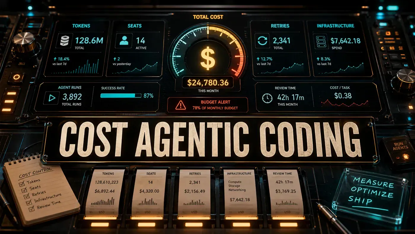 AI Kick Start editorial image for The Cost of Agentic Coding: Real-World Pricing Analysis.