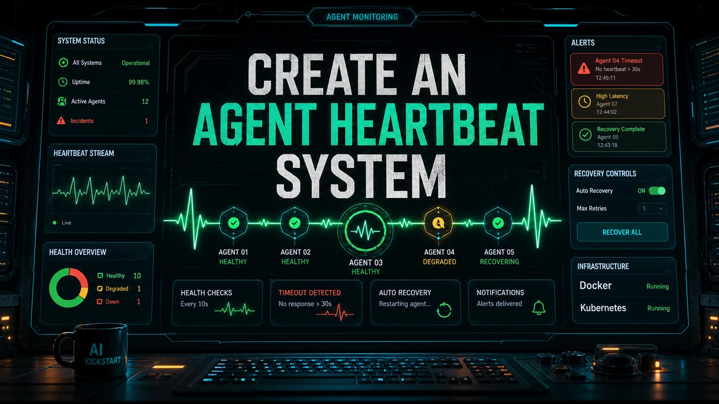 AI Kick Start editorial image for How to create an agent heartbeat system.