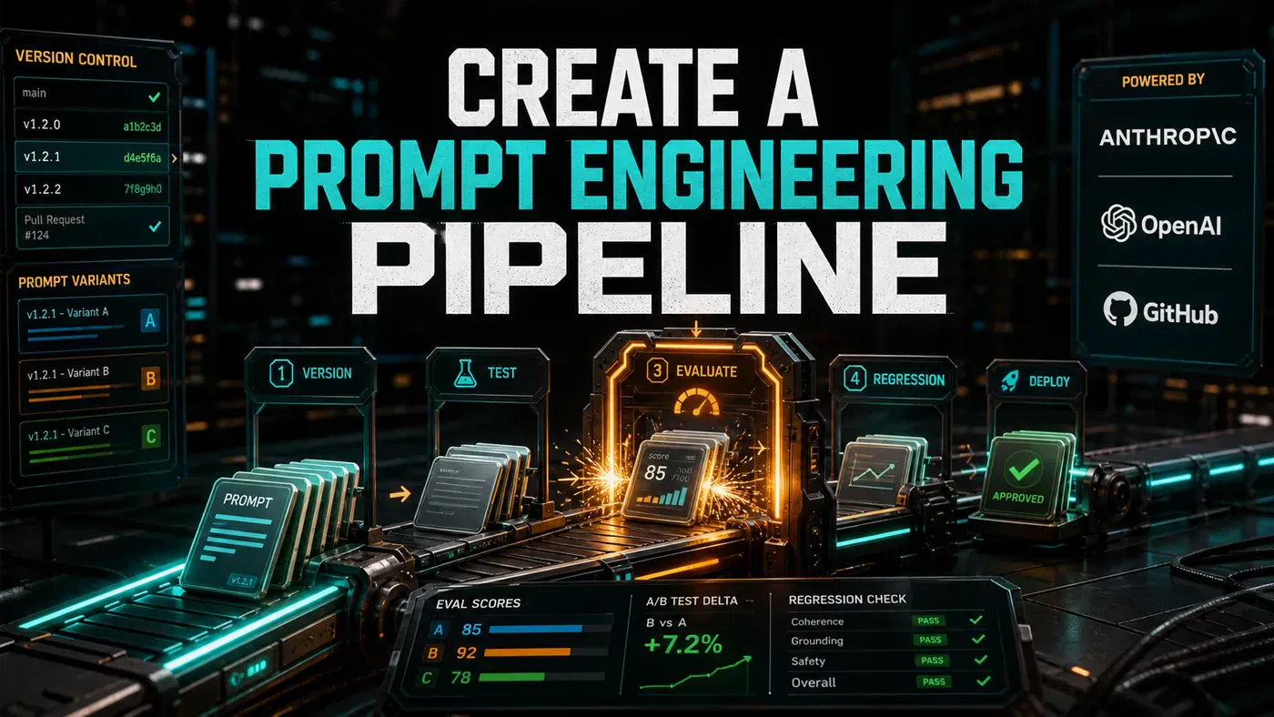 AI Kick Start editorial image for How to create a prompt engineering pipeline.