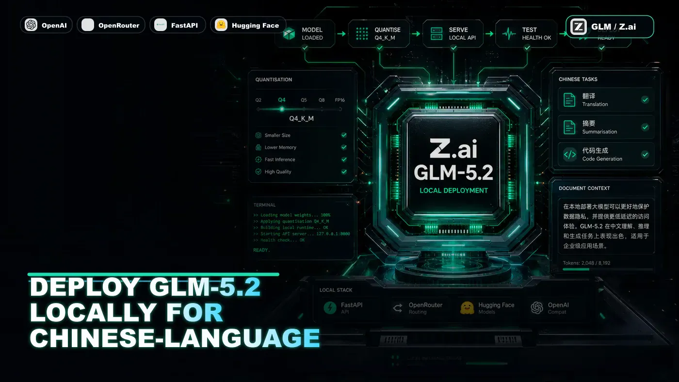 AI Kick Start editorial image for How to deploy GLM-5.2 locally for Chinese-language tasks.