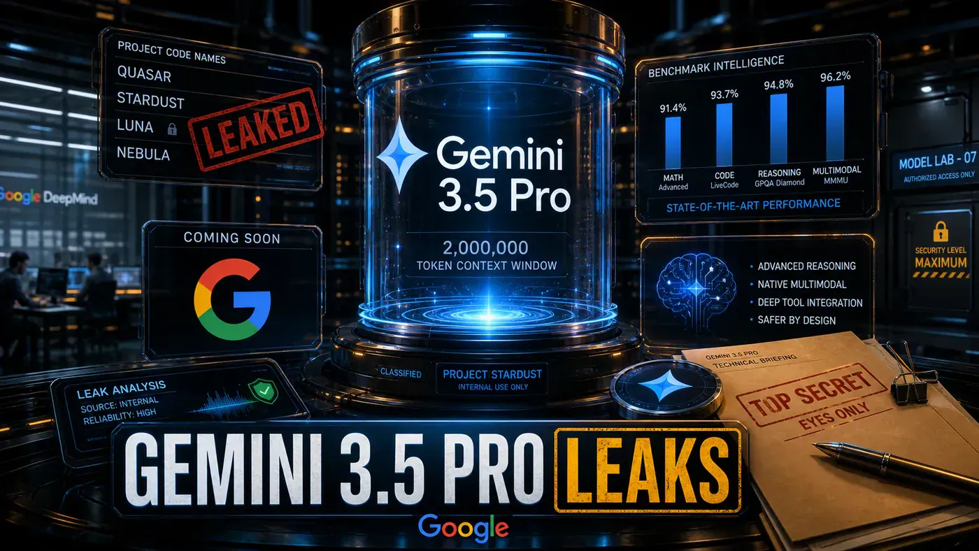 AI Kick Start editorial image for Gemini 3.5 Pro: Everything We Know About Google's Most Anticipated AI Launch of the Year.