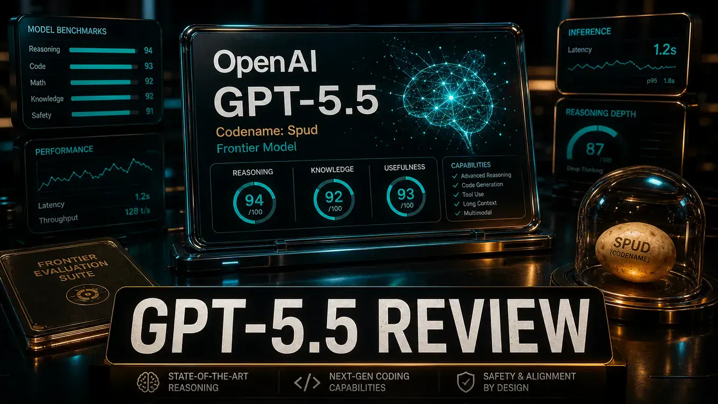 AI Kick Start editorial image for GPT-5.5 review: OpenAI's 'Spud' codename explained.