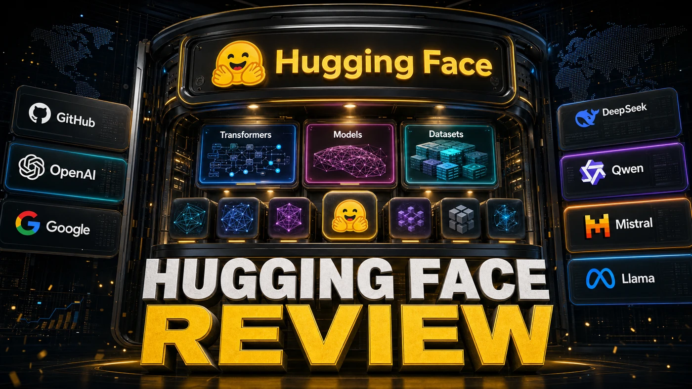 AI Kick Start editorial image for Hugging Face Review: The Hub for Open-Source AI.