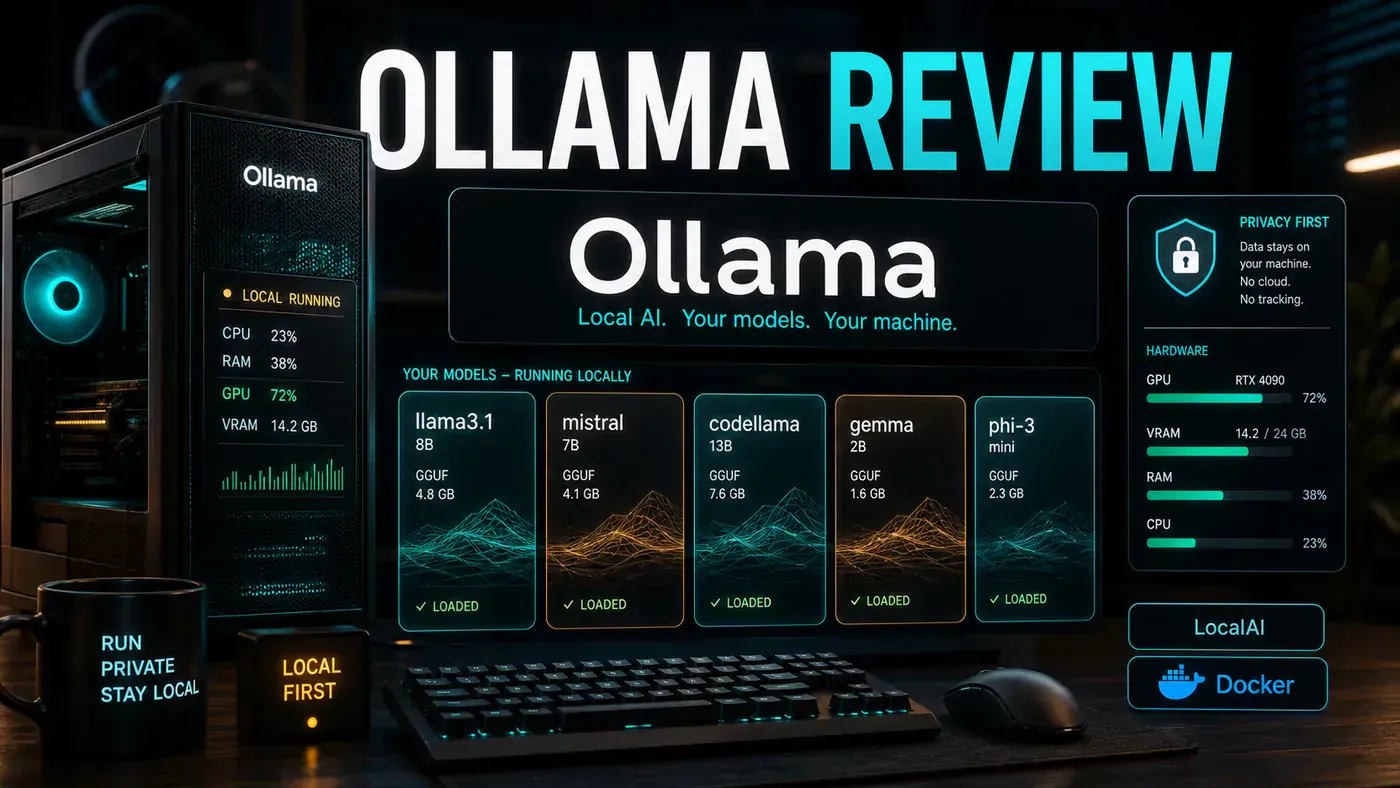 AI Kick Start editorial image for Ollama Review: Run Any Model Locally.
