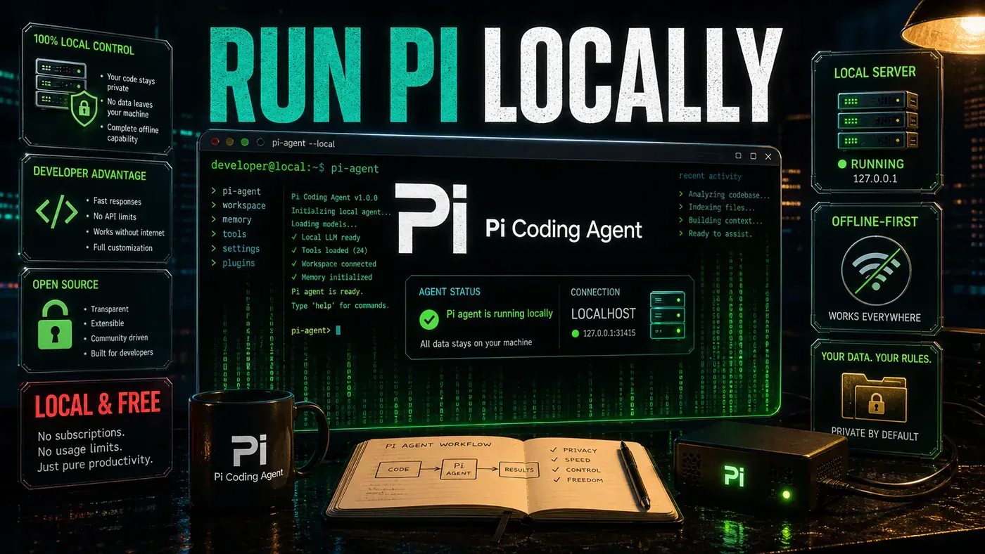 AI Kick Start editorial image for Why Running Pi Agent Locally Is the Smartest Move for Developers in 2026.