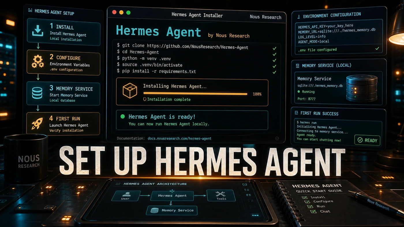 AI Kick Start editorial image for How to set up Hermes Agent: Complete installation guide.