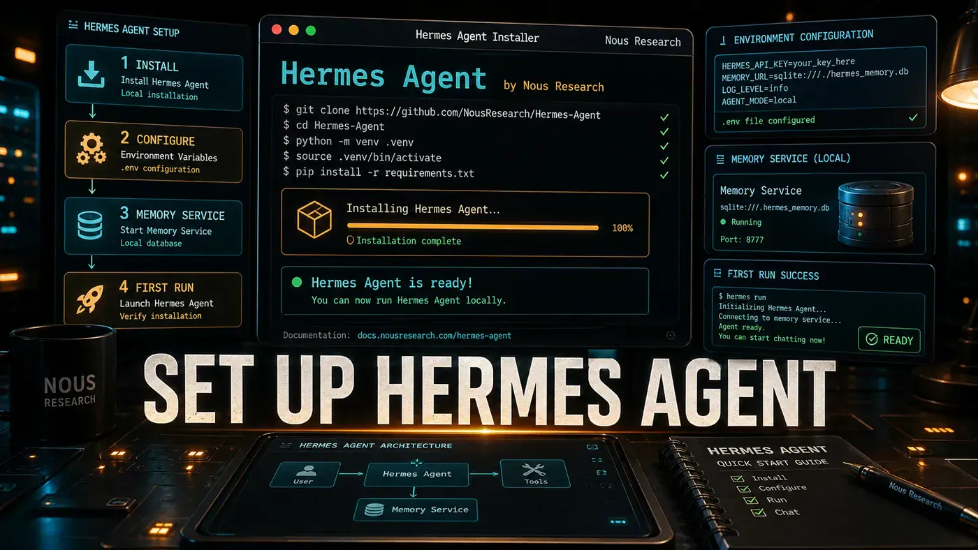 AI Kick Start editorial image for How to set up Hermes Agent: Complete installation guide.