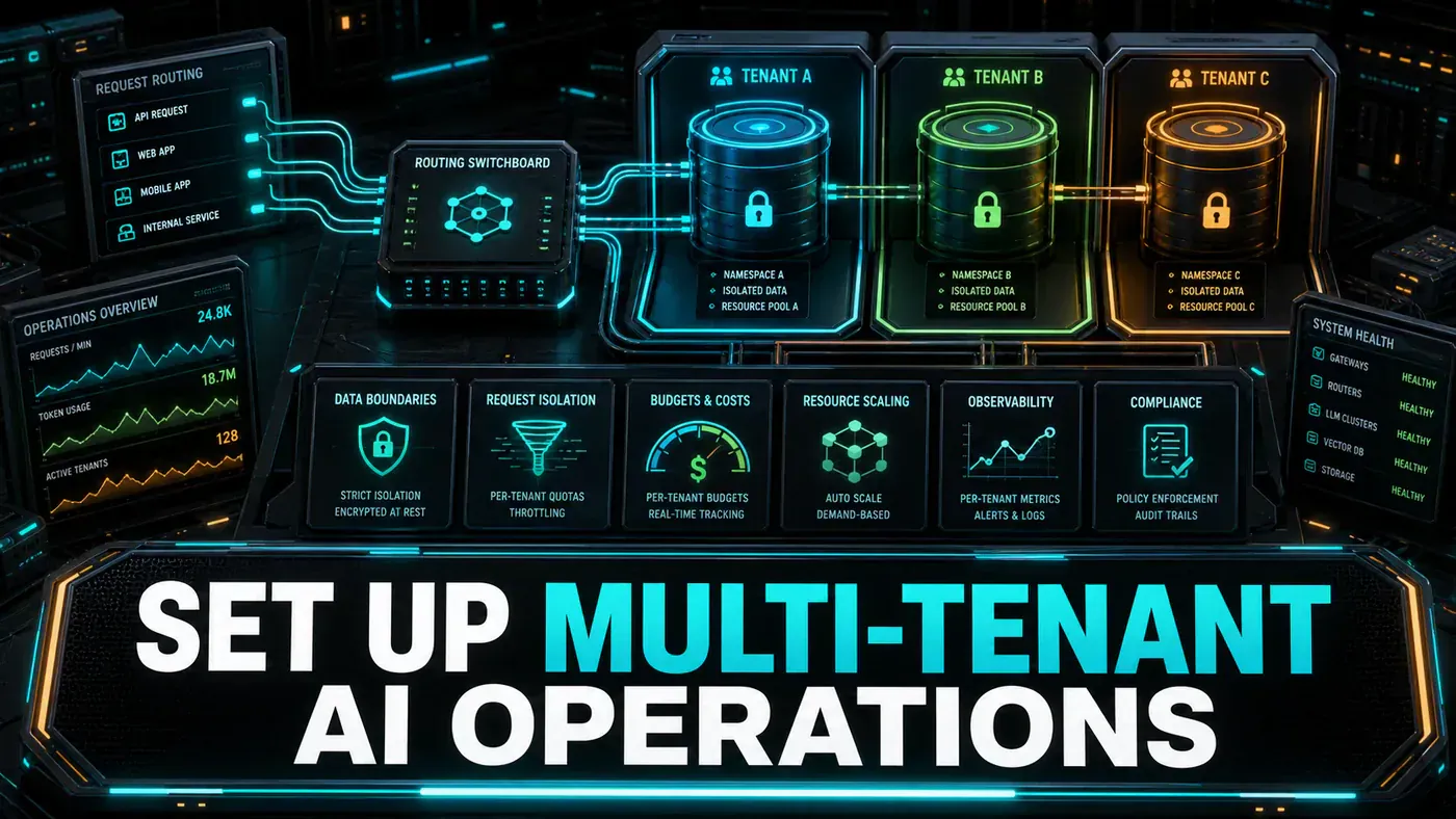 AI Kick Start editorial image for How to set up multi-tenant AI operations.
