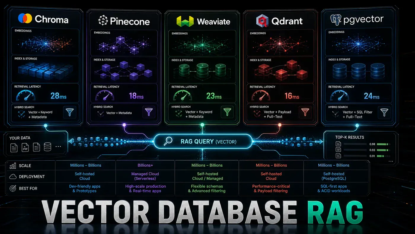 AI Kick Start editorial image for How to set up vector databases for RAG: a comparison.