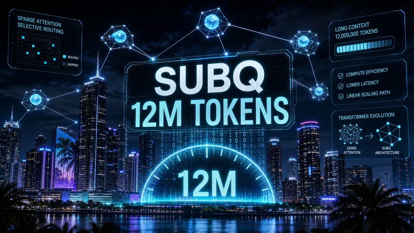 AI Kick Start editorial image for SubQ and the Promise of 12 Million Tokens: Has the Transformer Finally Been Broken?.