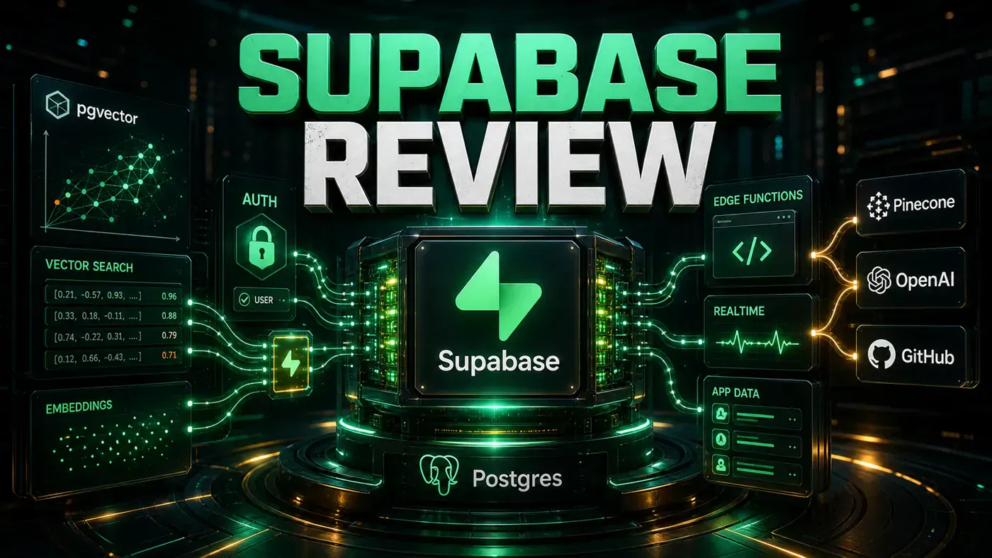 AI Kick Start editorial image for Supabase Review: Postgres for AI Applications.