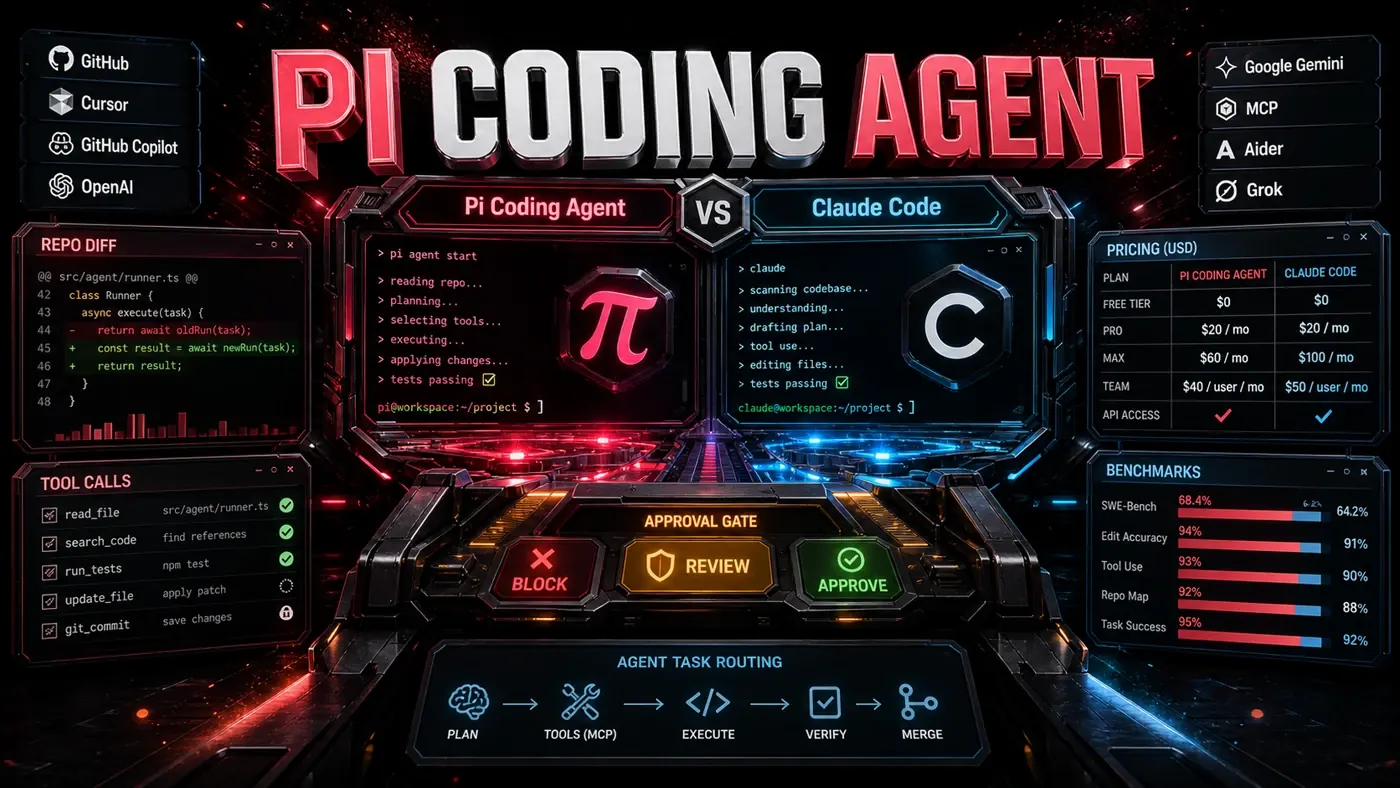 AI Kick Start editorial image for The Pi Coding Agent: Claude Code's First Real Competitor.