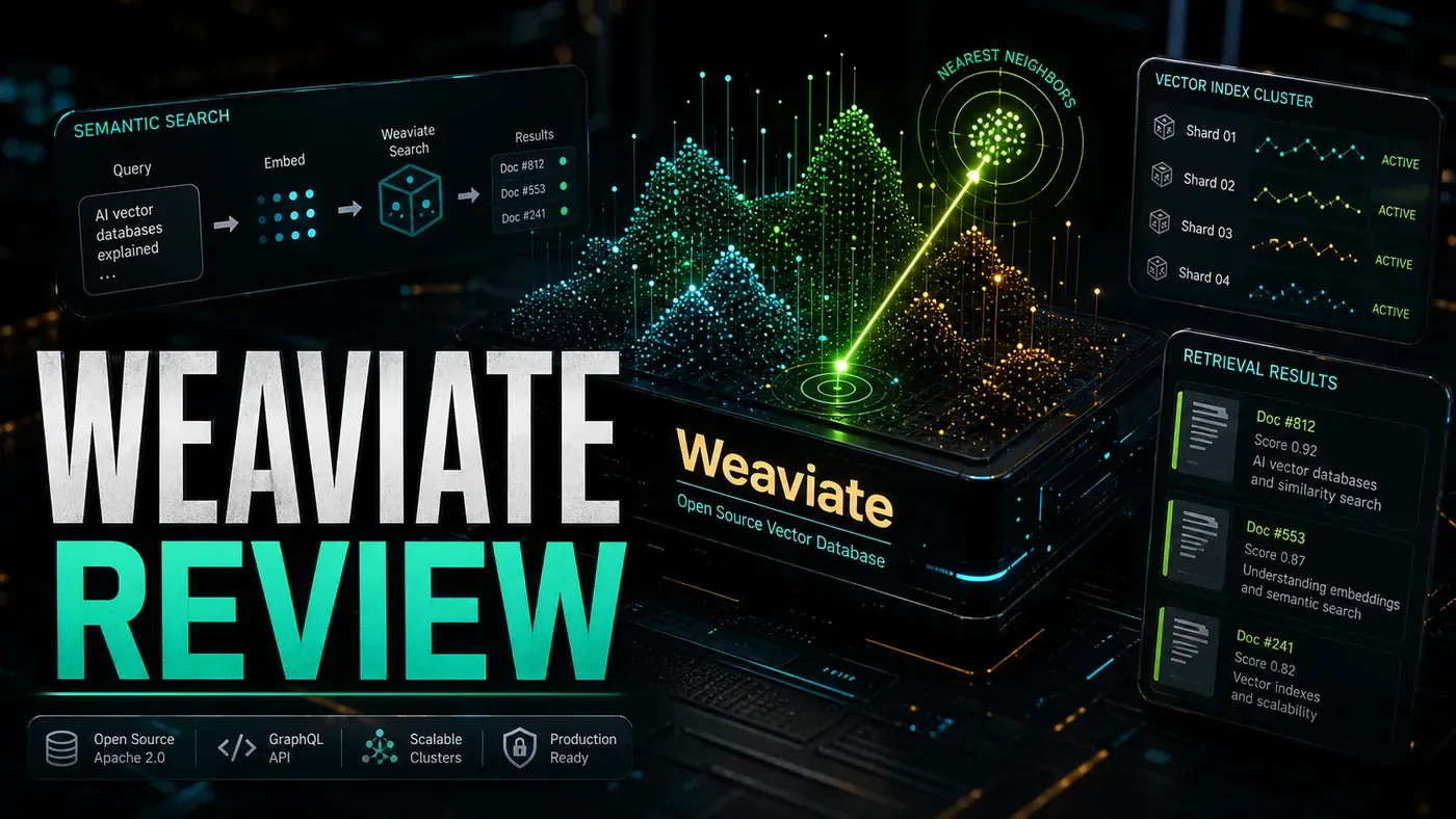 AI Kick Start editorial image for Weaviate Review: Open-Source Vector Search.
