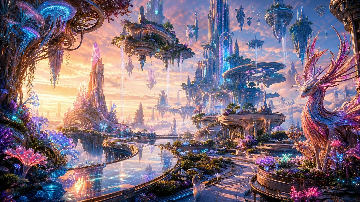 Any Platform futuristic Photorealistic Scenery example image